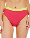 Andie The Banded Bottom In Red