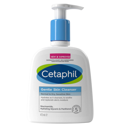 Cetaphil Gentle Skin Cleanser Wash 473ml In White