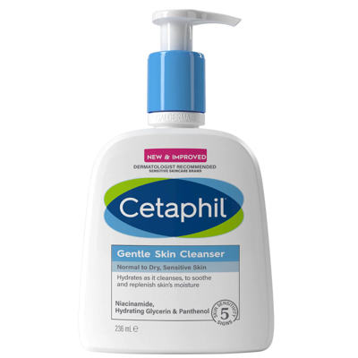 Cetaphil Gentle Skin Cleanser Wash 236ml In White