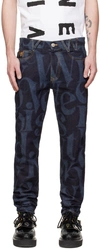 VIVIENNE WESTWOOD BLUE CLASSIC TAPERED JEANS