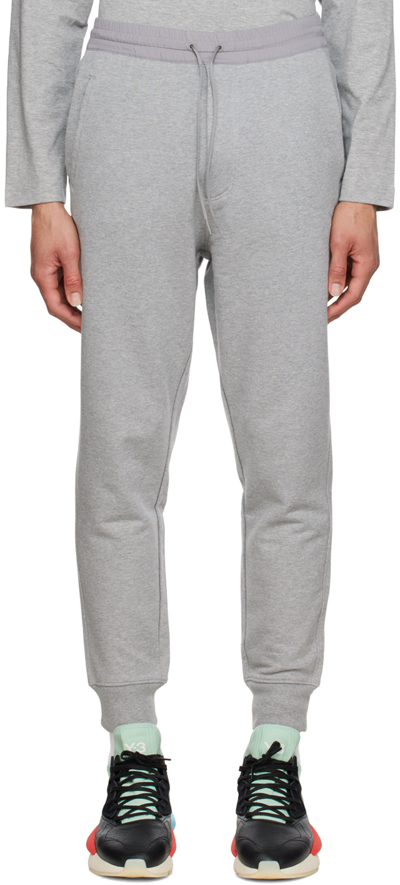 Y-3 Gray Classic Cuffed Lounge Pants In Medium Grey Heather