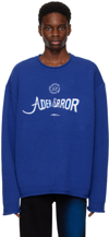 ADER ERROR BLUE VERIF SWEATER