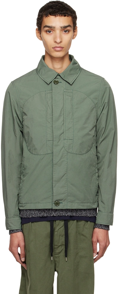 Aspesi Green Martin Jacket In 85260 - Salvia / Sag