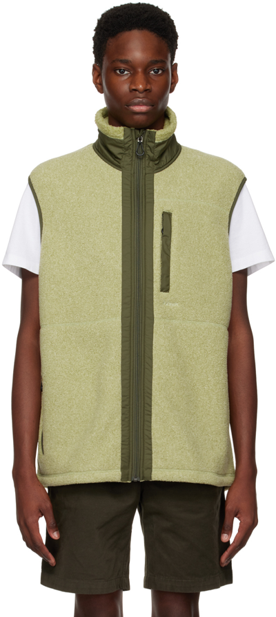 Adsum Green Expedition Vest In Moss
