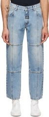 LIBERAL YOUTH MINISTRY BLUE PANELED JEANS