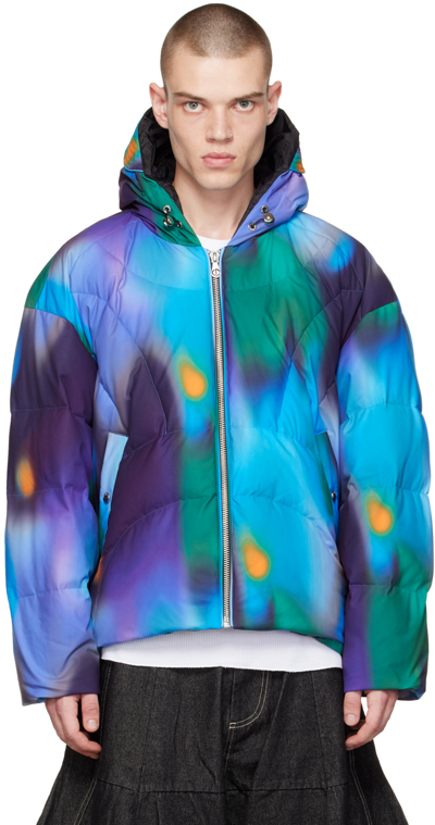 Chen Peng Mulitcolor Catepillar Down Jacket In Cpc449