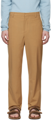 Nanushka Tan Jun Trousers In Camel