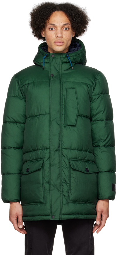 Ps By Paul Smith Mens Green Outerwear Jacket