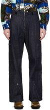 Noma T.d. Indigo Flight Cargo Pants In Indigo