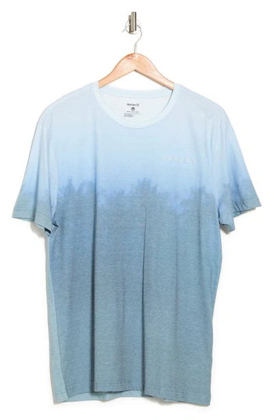 Hurley Wander On Sublimated Tee In Blue-black