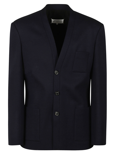 Maison Margiela Blazer Jacket In Blu