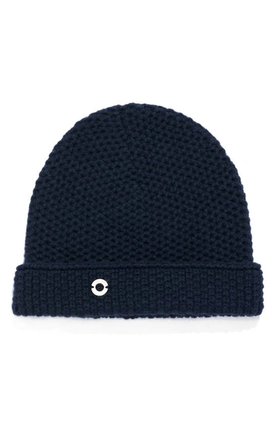 Loro Piana Rougemont Reversible Cashmere Beanie In Blue Navy