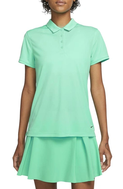 Nike Women's Dri-fit Victory Sleeveless Golf Polo In Green