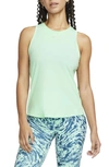 Nike Women's Dri-fit One Luxe Standard Fit Tank Top In Mint Foam