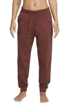Nike Women's  Yoga Luxe 7/8 Fleece Jogger Pants In Brown
