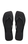 Havaianas Womens Solid Flip-flops In Black