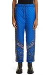 FARM RIO MACAW FOREST QUILTED ANKLE PANTS