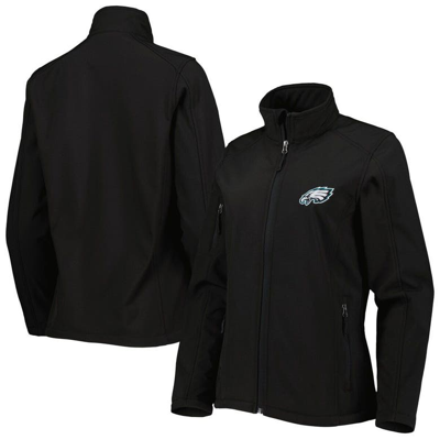 Dunbrooke Black Philadelphia Eagles Sonoma Softshell Full-zip Jacket