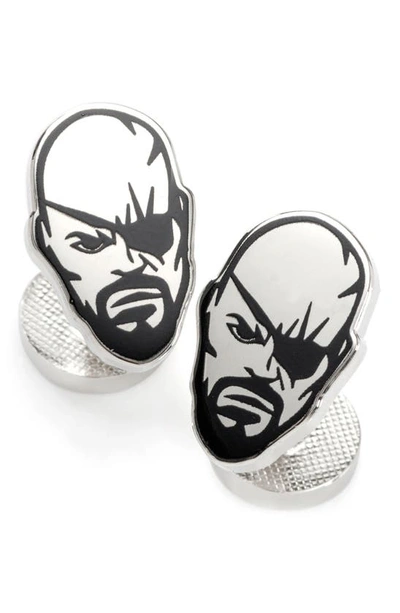 Cufflinks, Inc Nick Fury Cuff Links In Silver