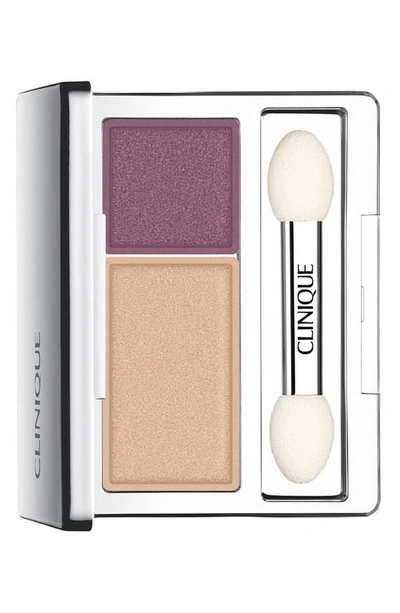 Clinique All About Shadow Eyeshadow Duo In Beach Plum