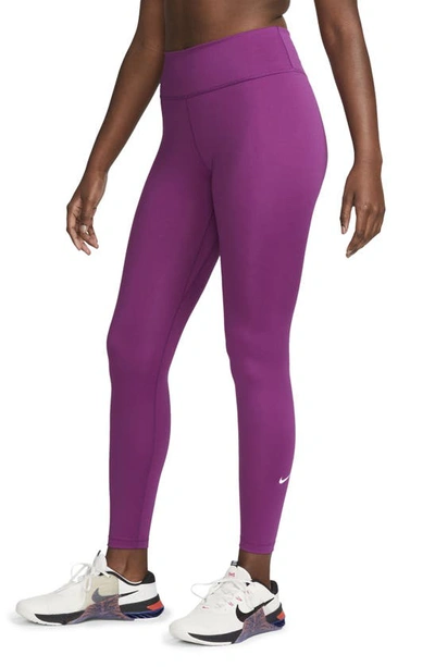 Nike One Dri-fit Leggings In Purple