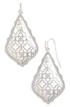 Kendra Scott 'addie' Drop Earrings In Silver