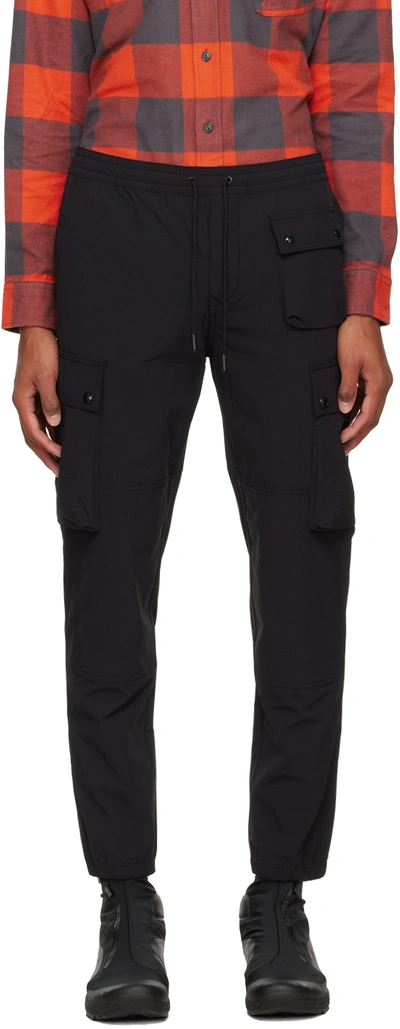 Belstaff Mens  Black Techmaster Cargo Trousers