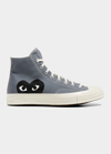 COMME DES GARÇONS X CONVERSE MEN'S CHUCK TAYLOR HIGH-TOP CANVAS SNEAKERS