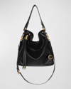 Rebecca Minkoff Mab Leather Hobo Bag In Black