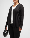 CAPSULE 121 PLUS SIZE THE ROSSI BUTTON-DOWN CARDIGAN