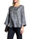 MAX MARA CLIO PATTERNED BLOUSE