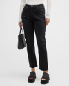 AGOLDE RILEY LONG HIGH-RISE SLIM STRAIGHT JEANS
