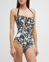 SHAN MADISSON BANDEAU ONE-PIECE SWIMSUIT