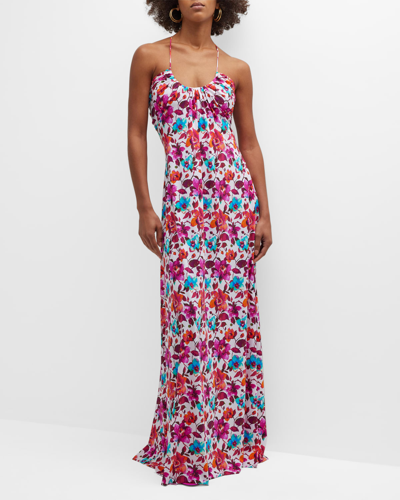 Chiara Boni La Petite Robe Dirin Floral-printed Maxi Dress