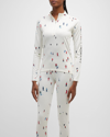 Perfect Moment Skier Print Half-zip Thermal Top In Dede Ski Print