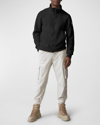 Canada Goose Lawson Wool-blend Fleece Jacket In Black