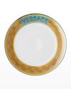 Versace Medusa Amplified Blue Coin Salad Plate