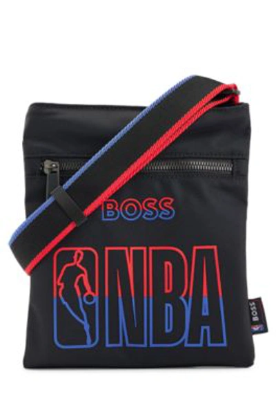 Hugo Boss Recycled-material Envelope Bag With Collaborative Branding In Nba Generic