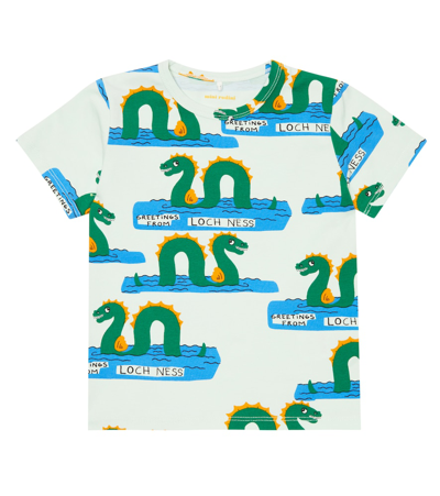 MINI RODINI PRINTED COTTON-BLEND T-SHIRT 