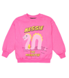 Mini Rodini Printed Cotton Jersey Sweater In Pink