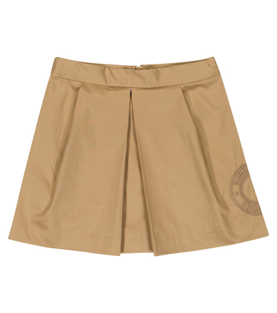 Burberry Kids Beige Monogram Skirt