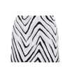 Missoni Wool-blend Jacquard Mini Skirt In Jacquard Zig Zag Bianco E Nero
