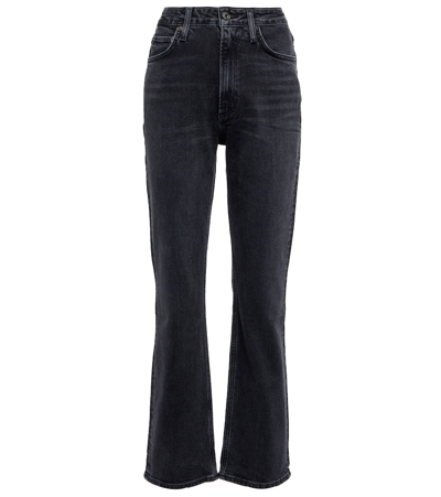 Agolde High-rise Bootcut Jeans In Technique