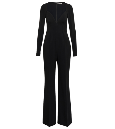 Stella Mccartney Crêpe Jumpsuit In Black