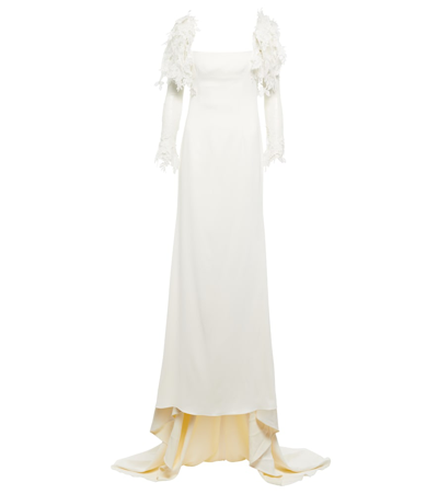 Danielle Frankel Bridal Aria Gown In Light Ivory