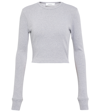 WARDdressing gown.NYC WARDROBE. NYC X HAILEY BIEBER COTTON-BLEND TOP