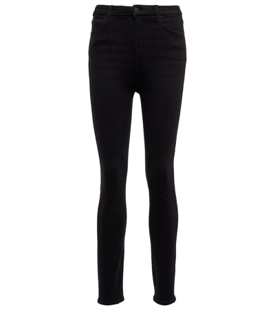 7 For All Mankind Ultra High-rise Skinny Jeans In Pink