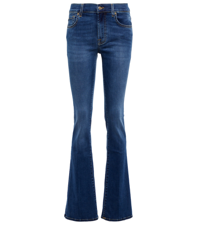 7 For All Mankind Bootcut Slim Illusion Outer Jeans In Blue