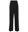 The Row Igor High-rise Wide-leg Pants In Black