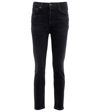 Agolde '90s Mid-rise Crop Jeans In Black